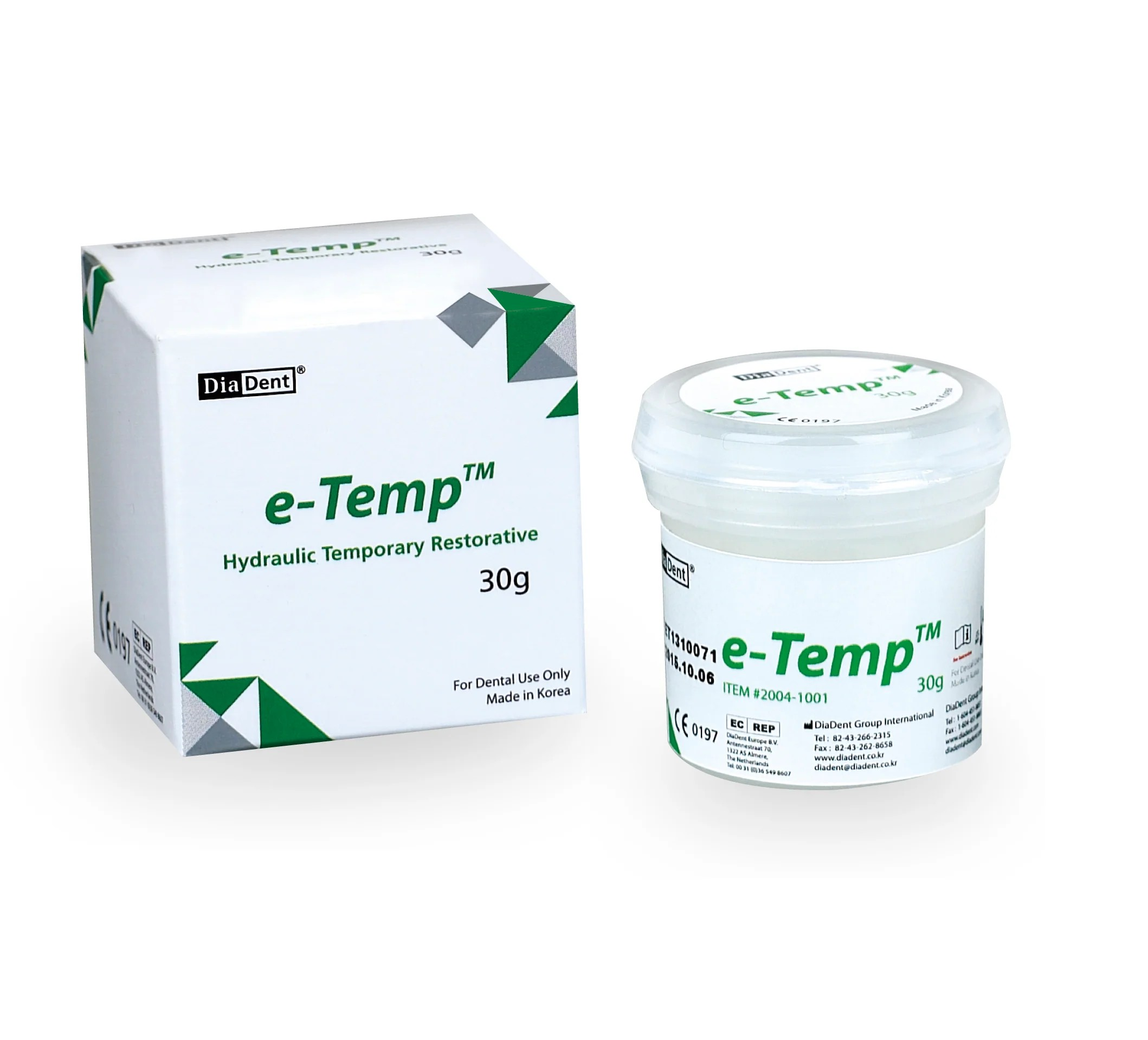 TEMPORALY FILLING MATERIAL ETEMP